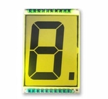 Customized TN Yellow 7 Segment Led Display Module 1 Digit Common Cathode