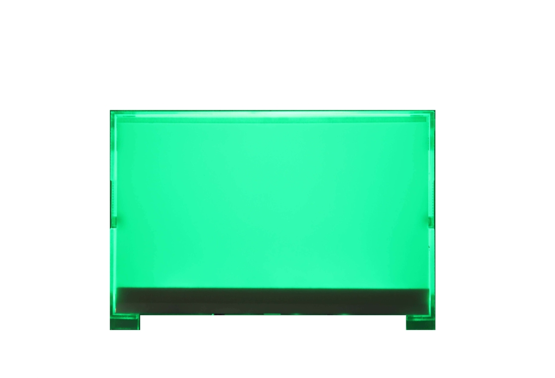 Custom Green LED Backlight LCD Module High Brightness 50-1000 Cd/M2 Optional
