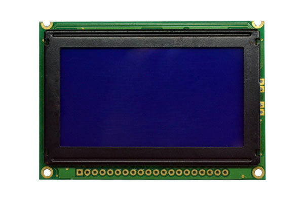 Graphic LCD Display Module , 128 X 64 Dots COB STN Blue Transmissive Negative