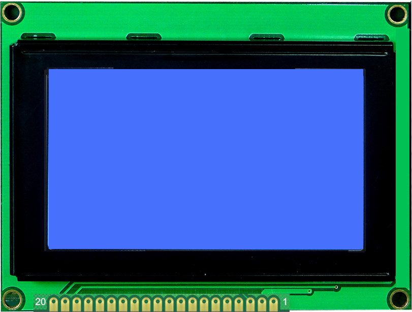 STN Mode Lcd Graphic Display 128x64 Arduino With Blue Backlight