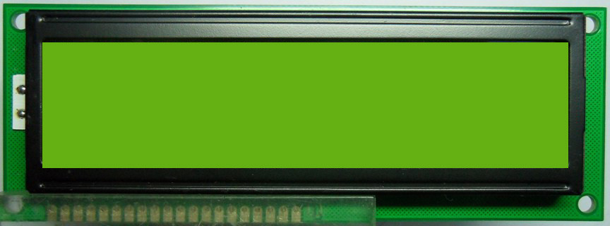 160 X 32 Dots Graphic LCD Display Module STN Yellow - Green Positive Mode