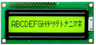 COB 1601 lcd display 16 Characters X 1 Line STN Yellow Green Positive ZP1601D