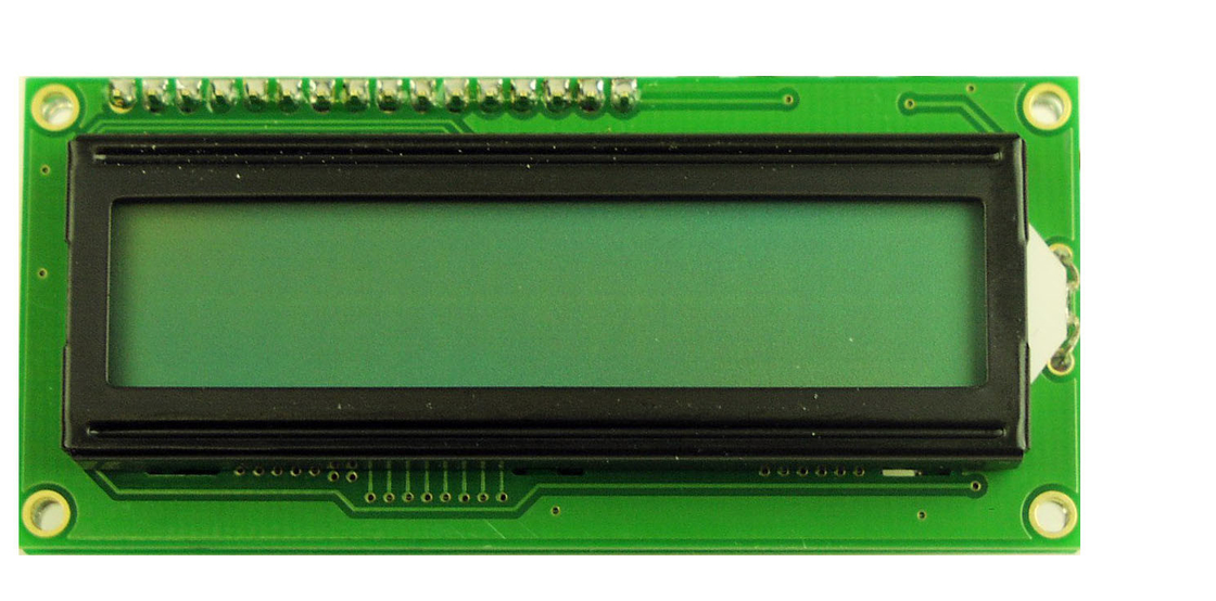16 Characters X 2 Lines Character LCD Display Module STN Yellow-Green Transflective