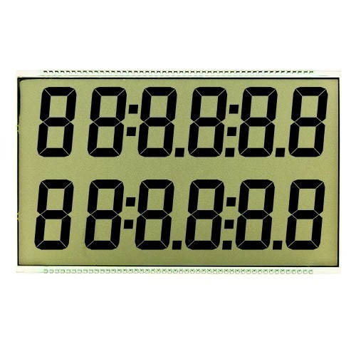 Seven Segment Display Module Customized TN Gray Character Small LCD Display With Pin