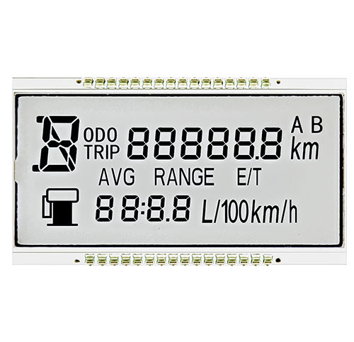 TN Gray Digit 7 Segment Display Module White LED Backlight