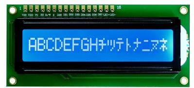 16 Characters X 1 Line STN Blue Character LCD Display Module 1601 LCD